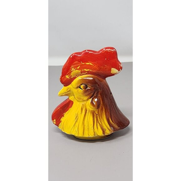 Vintage Artmark Ceramic Rooster Pitcher‎ With Handle And Pepper Shaker Head - Picture 15 of 16